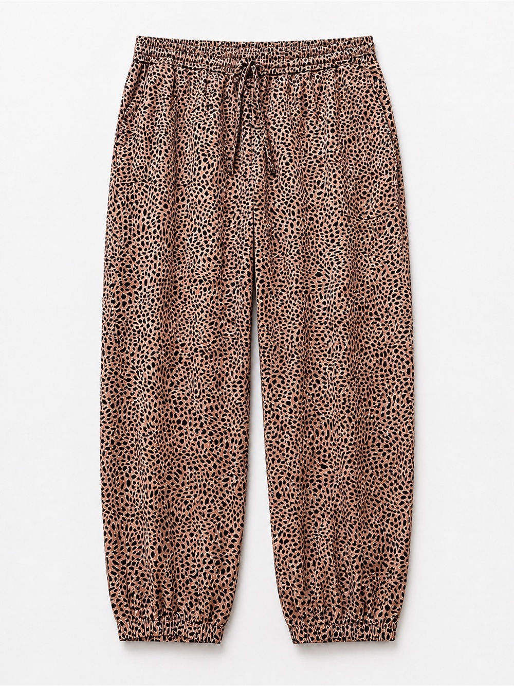 PINK Victoria's Secret Leopard Print Lounge Jogger Pants - Size Large - Picture 2 of 6